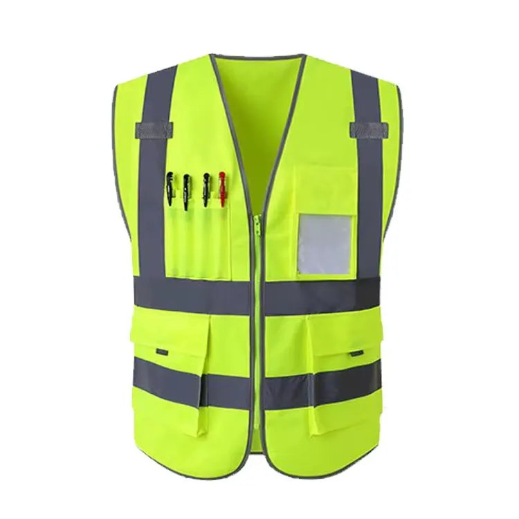 EN20471 custom logo vests